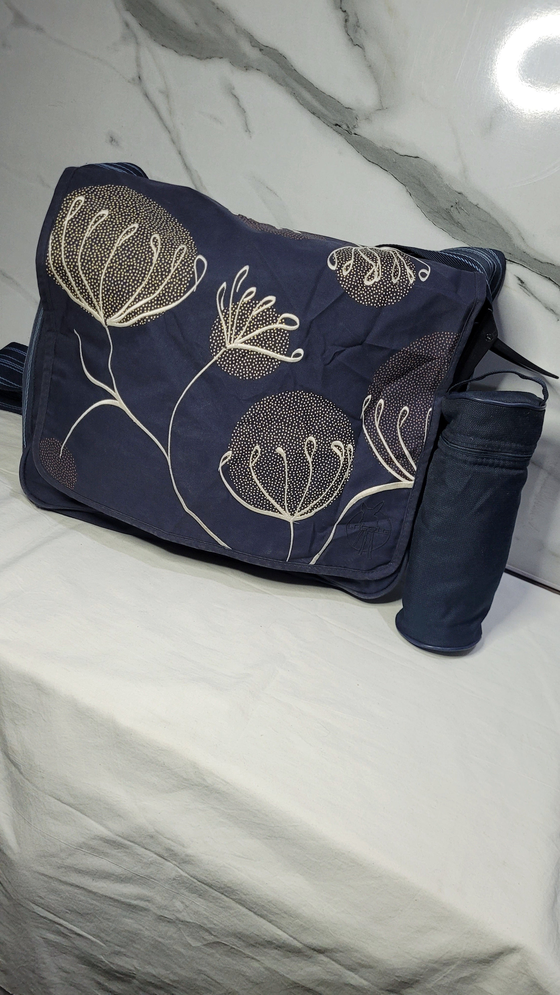 Baby Bag With Bottle Cover