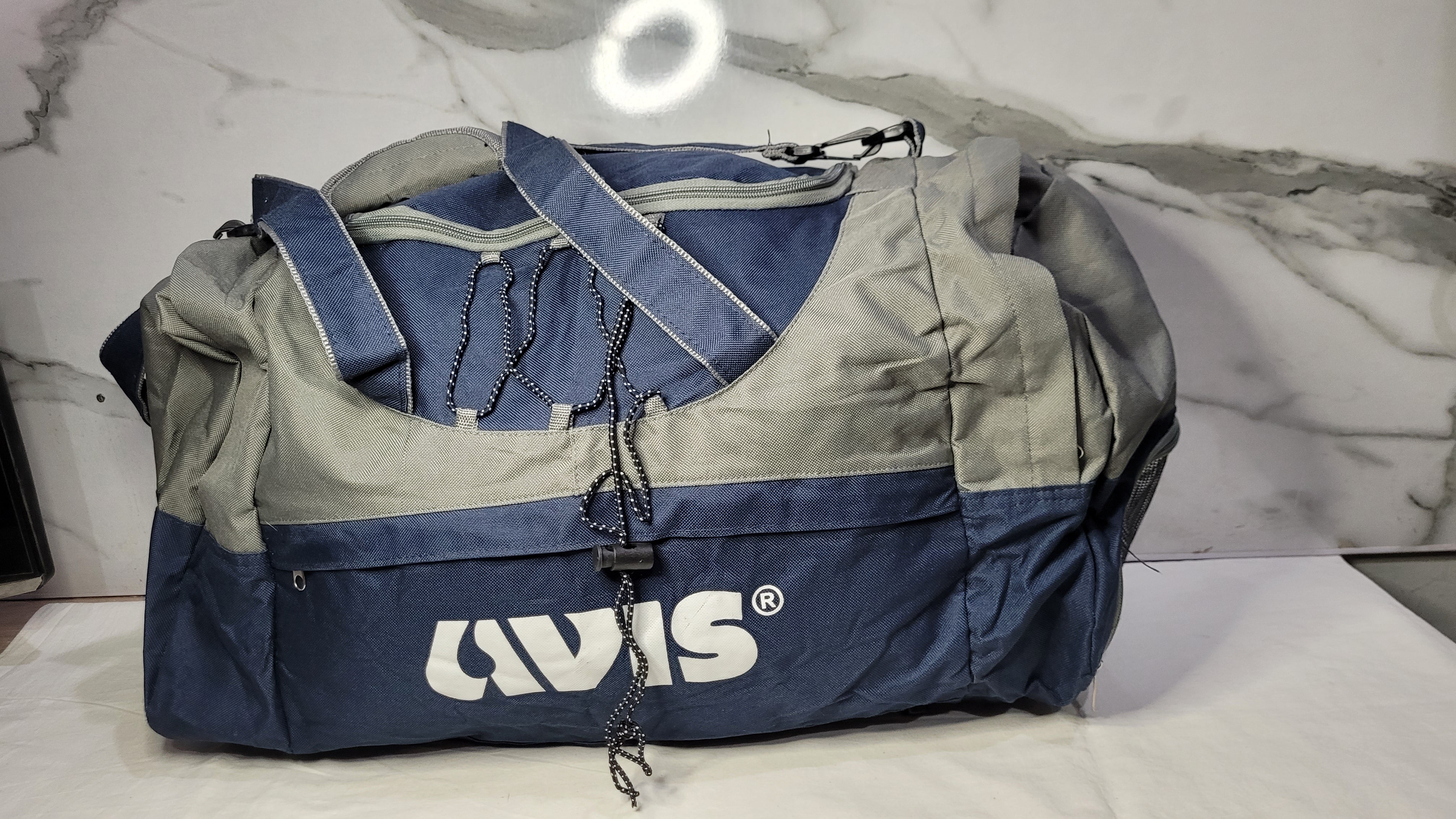 Blue & Grey Travel Bag
