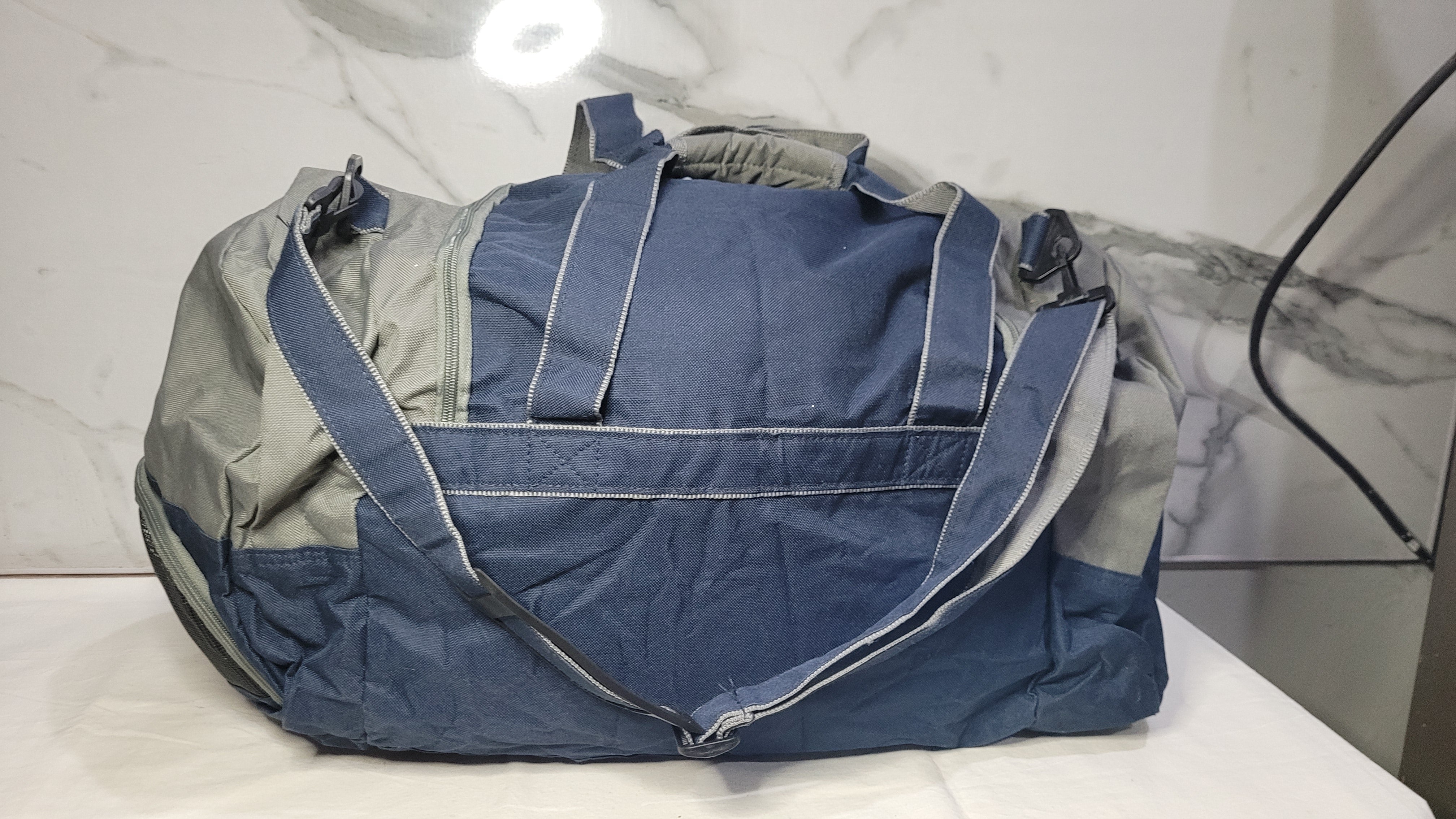 Blue & Grey Travel Bag